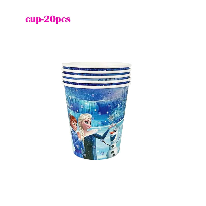 frozen party cup - Girl theme - frozen theme - frozen party suplies - frozen party set - frozen cup disposable - frozen cup decoration