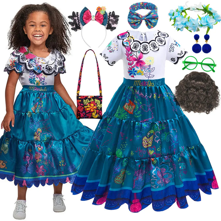 Mirabel Disney Encanto- Carnival Fantasy - Girl theme - Encanto Mirabel - Disney Encanto Mirabel  - Mirabel Costume- Festejo Chic Party Shop