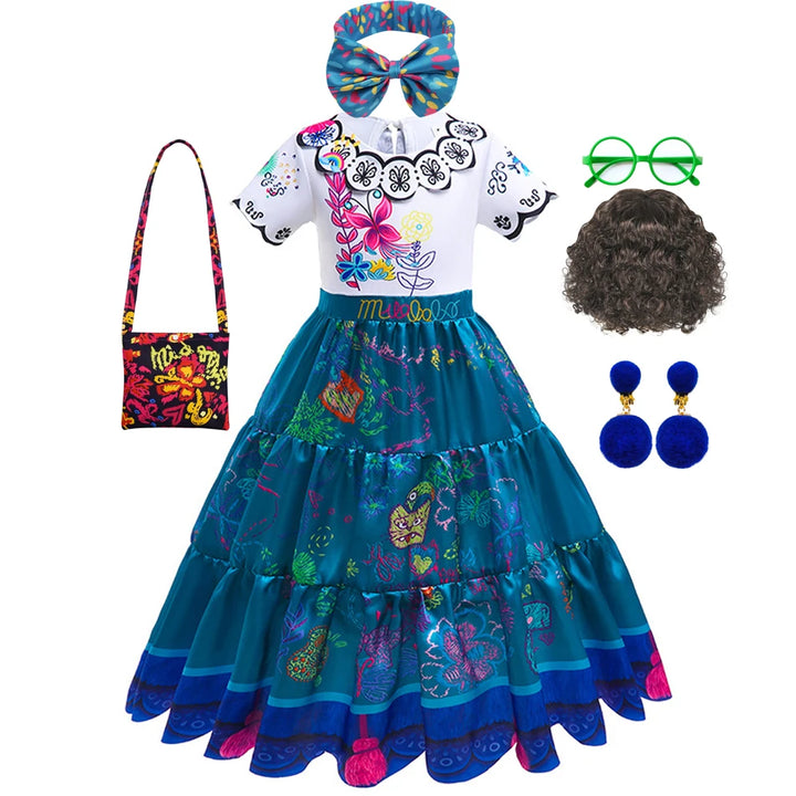 Mirabel Disney Encanto- Carnival Fantasy - Girl theme - Encanto Mirabel - Disney Encanto Mirabel - Mirabel Costume- Festejo Chic Party Shop