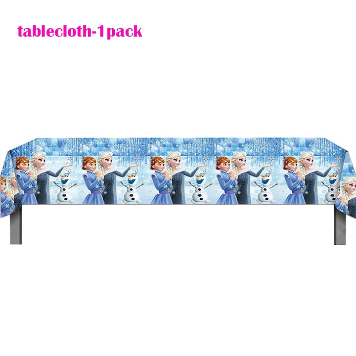 frozen party tablecloth - Girl theme - frozen tablecloth theme - frozen party suplies - frozen party set - frozen tablecloth disposable - frozen tablecloth decoration